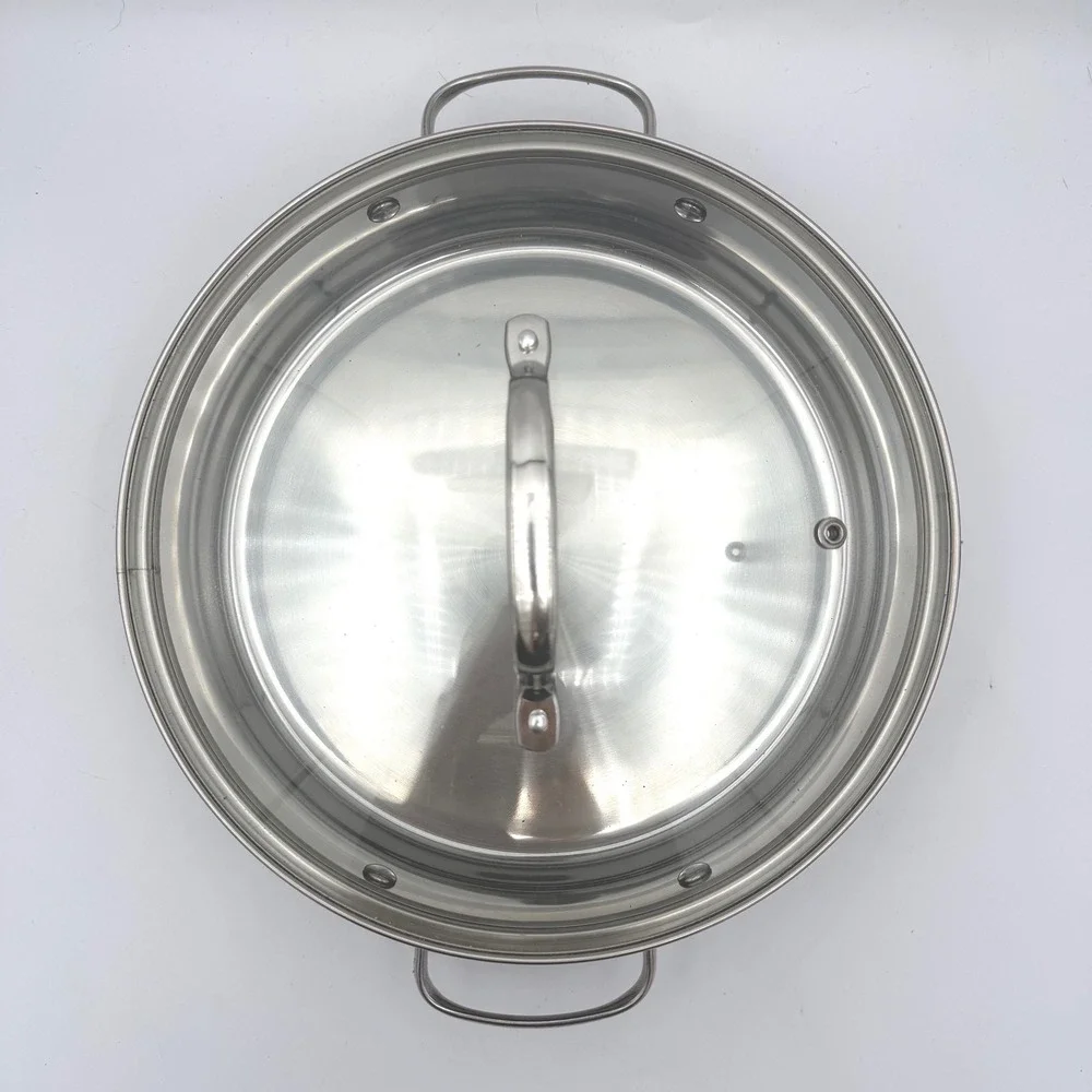 NuWave Precision Induction 3.5QT Stainless Steel Multi-Purpose Pot w/ Glass‎ Lid